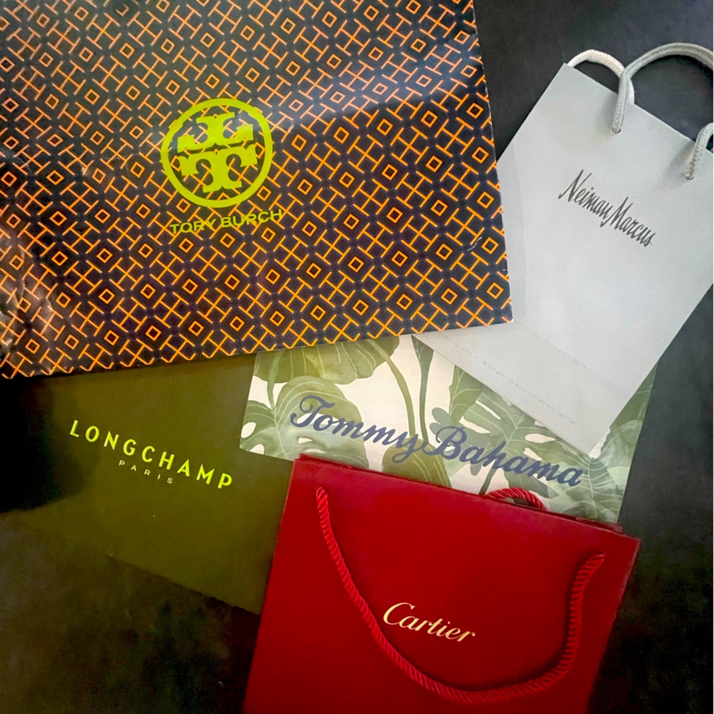 Set of Luxury Shopping bags